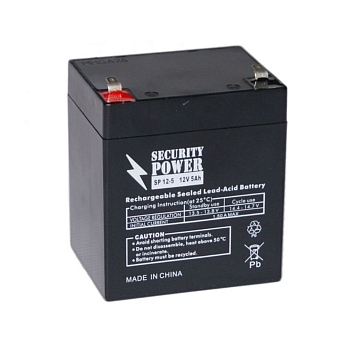 Аккумулятор (батарея) Security Power SP 12-5, 12В, 5Ач