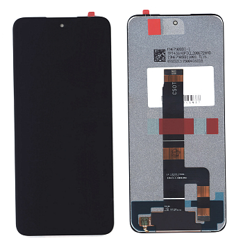 Дисплей (модуль) для Xiaomi Redmi 12 (23053RN02A), POCO M6 Pro 5G сборе с тачскрином черный (оригинал)